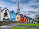 Jeux de cartes Maisons victoriennes à Cobh, Irlande