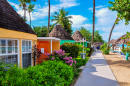 Complexe de vacances de luxe sur une île tropicale