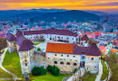 Vue aérienne de Ljubljana, Slovénie