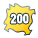 200 pièce Élégante